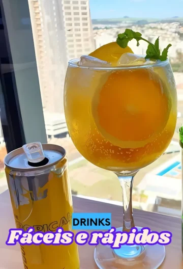 drinks rápidos e faceis